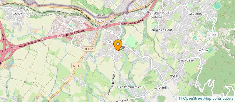 localisation de l'entreprise SCI DE LA CIGOGNE  ARCHAMPS