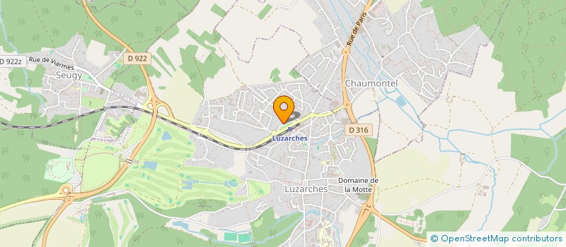 localisation de l'entreprise SCI DE LA CIME à LUZARCHES