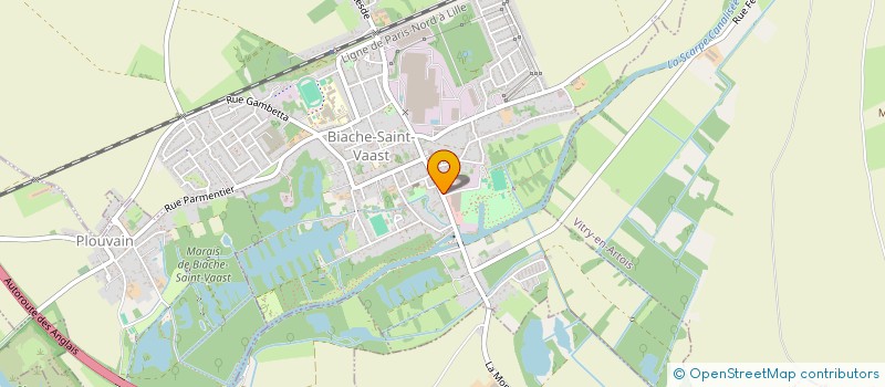 localisation de l'entreprise SCI DE LA CIMENTERIE  BIACHE-SAINT-VAAST