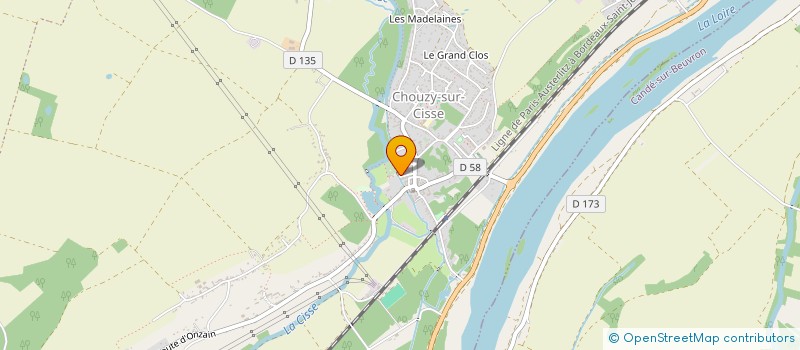 localisation de l'entreprise SCI DE LA CISSE  VALLOIRE-SUR-CISSE