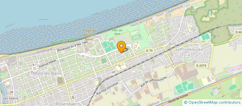 localisation de l'entreprise SCI DE LA CITADELLE à DUNKERQUE