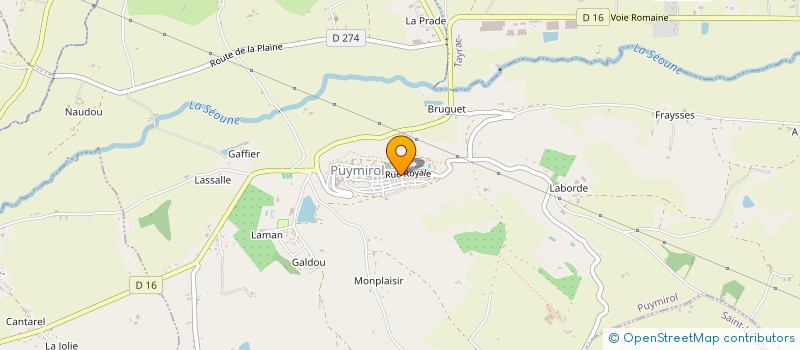 localisation de l'entreprise SCI DE LA CITADELLE  PUYMIROL