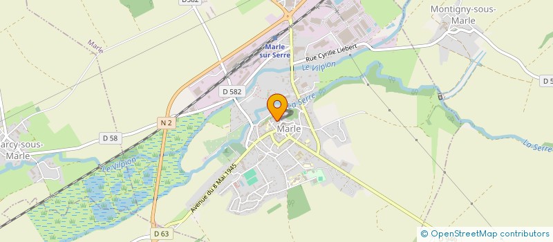 localisation de l'entreprise SCI DE LA CITADELLE  AUTREMENCOURT