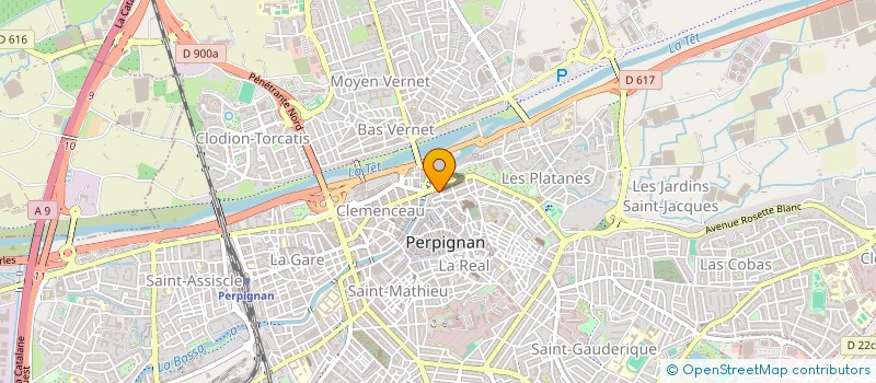 localisation de l'entreprise SCI DE LA CITADELLE à PERPIGNAN