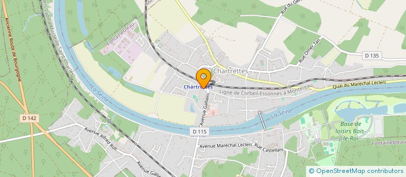 localisation de l'entreprise SCI DE LA CITE  CHARTRETTES