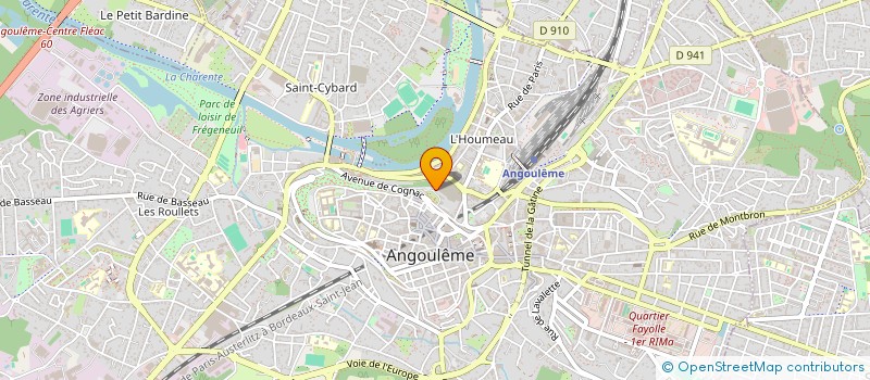 localisation de l'entreprise SCI DE LA CITE à ANGOULEME