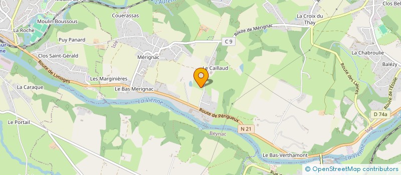 localisation de l'entreprise SCI DE LA CITE à ISLE
