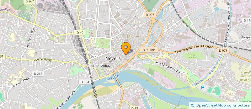 localisation de l'entreprise SCI DE LA CITE à NEVERS