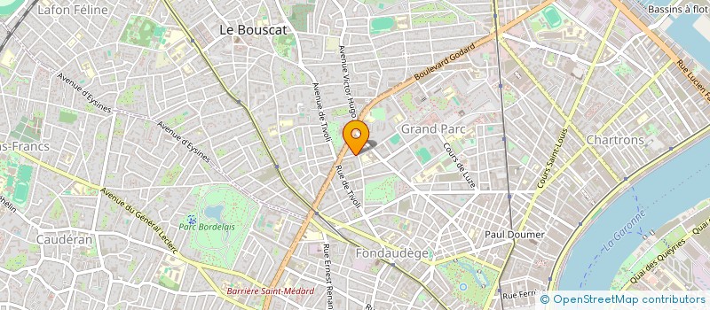 localisation de l'entreprise SCI DE LA CITE  BORDEAUX