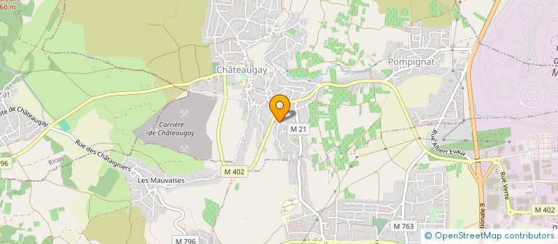 localisation de l'entreprise SCI DE LA CITE  CHATEAUGAY