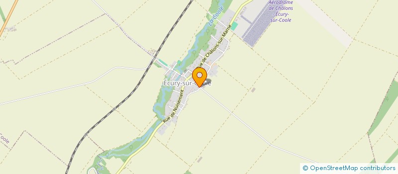 localisation de l'entreprise SCI DE LA CITE  SAINT-QUENTIN-SUR-COOLE