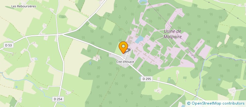 localisation de l'entreprise SCI DE LA CITE D'ALSACE à JOUE-DU-PLAIN