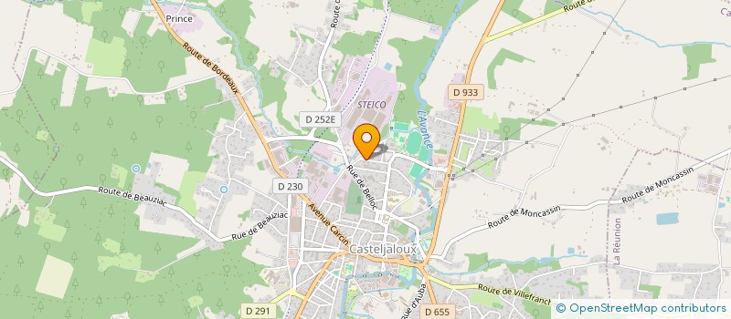 localisation de l'entreprise SCI DE LA CITE DES FLEURS  CASTELJALOUX