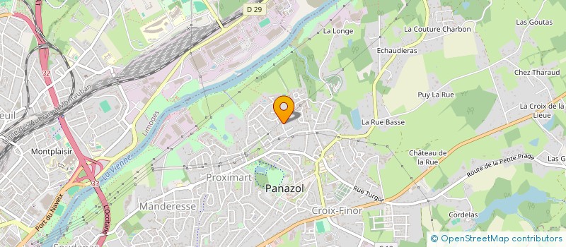 localisation de l'entreprise SCI DE LA CITE GNT à PANAZOL