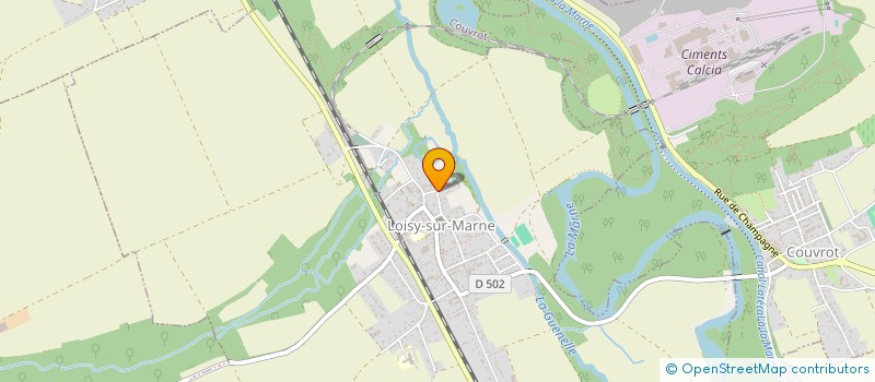 localisation de l'entreprise SCI DE LA CITE ROSE  LOISY-SUR-MARNE