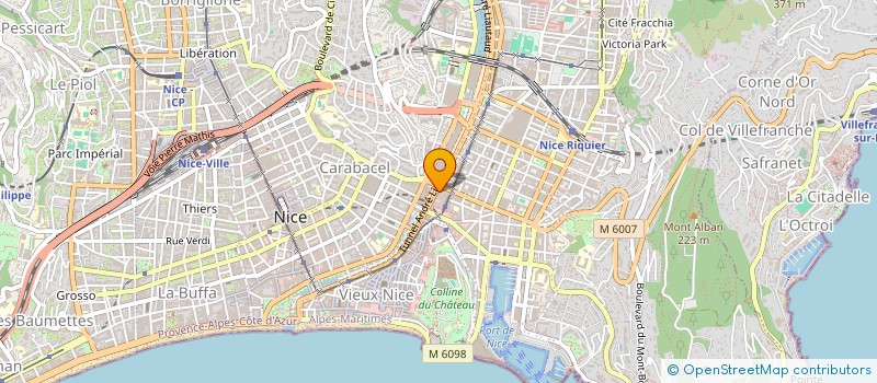 localisation de l'entreprise SCI DE LA CIVADIERE à NICE