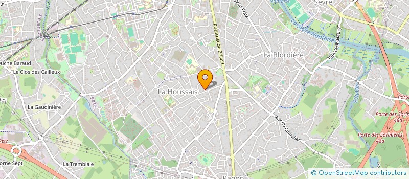 localisation de l'entreprise SCI DE LA CIVELIERE  REZE