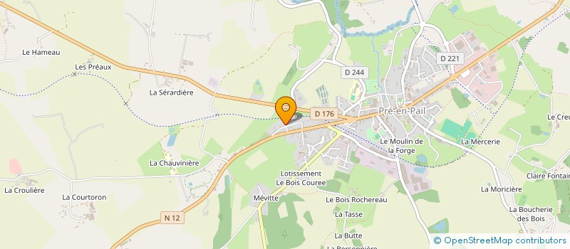 localisation de l'entreprise SCI DE LA CLAIE ROCHEREAU  PRE-EN-PAIL-SAINT-SAMSON