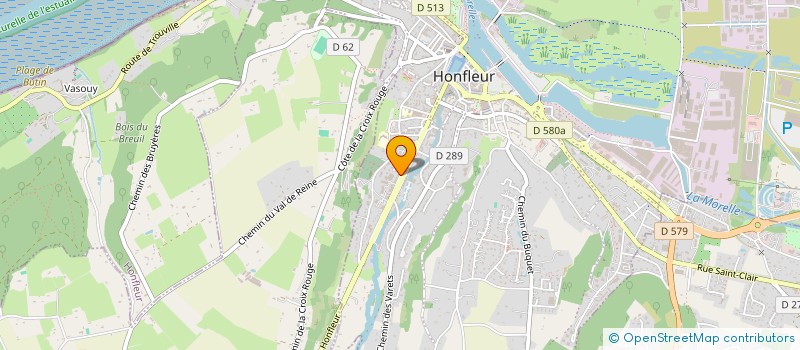 localisation de l'entreprise SCI DE LA CLAIRE à HONFLEUR