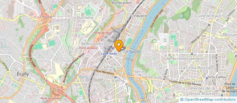 localisation de l'entreprise SCI DE LA CLAIRE  LYON