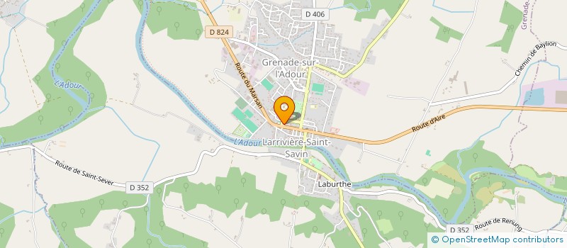 localisation de l'entreprise SCI DE LA CLAIRIERE à GRENADE-SUR-L'ADOUR