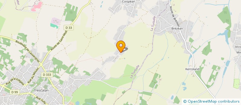 localisation de l'entreprise SCI DE LA CLAIRIERE DU FAN  LA TURBALLE