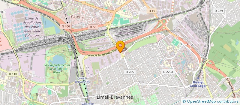 localisation de l'entreprise SCI DE LA CLARENCE à LIMEIL-BREVANNES