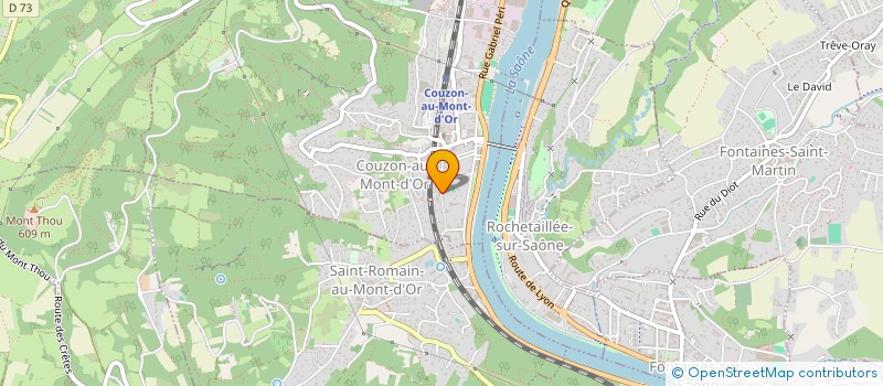 localisation de l'entreprise SCI DE LA CLE BLANCHE  COUZON AU MONT D'OR