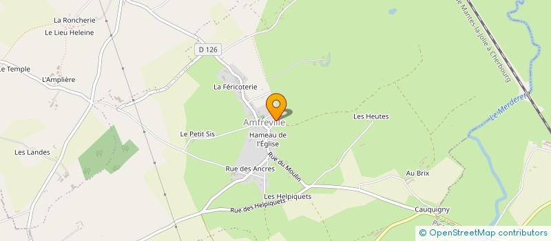 localisation de l'entreprise SCI DE LA CLERGERIE à CARENTAN-LES-MARAIS