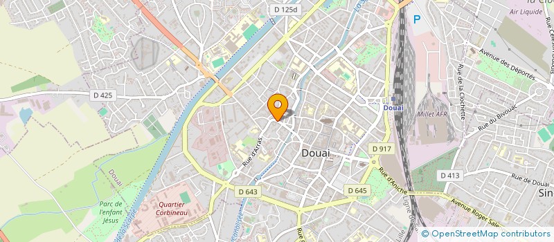 localisation de l'entreprise SCI DE LA CLOCHE  DOUAI