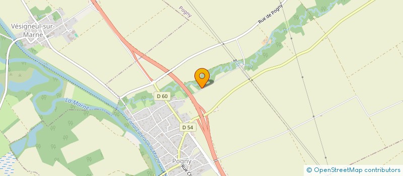 localisation de l'entreprise SCI DE LA CLOCHETTE  POGNY