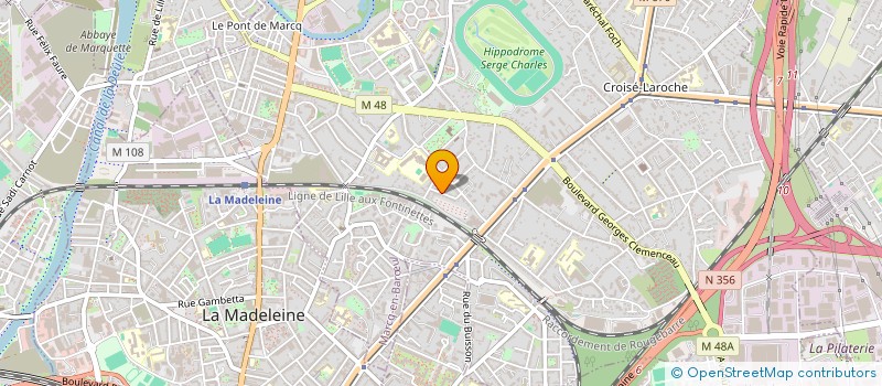 localisation de l'entreprise SCI DE LA CLOSERAIE à MARCQ-EN-BARŒUL