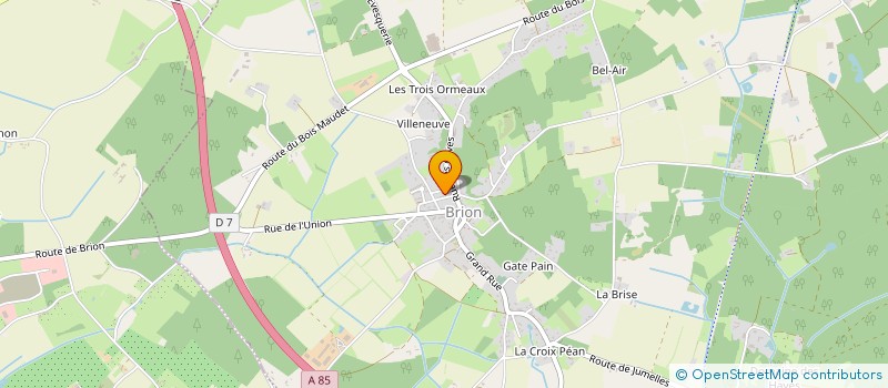 localisation de l'entreprise SCI DE LA CLOSERIE à BRISSAC LOIRE AUBANCE