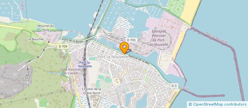 localisation de l'entreprise SCI DE LA CLOSERIE  PORT-LA-NOUVELLE