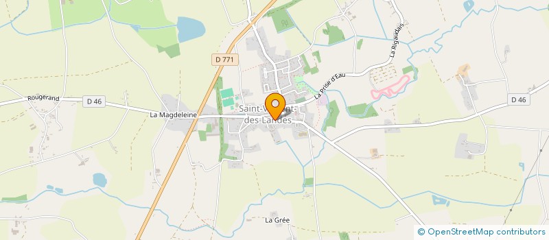 localisation de l'entreprise SCI DE LA CLOSERIE  SAINT-VINCENT-DES-LANDES