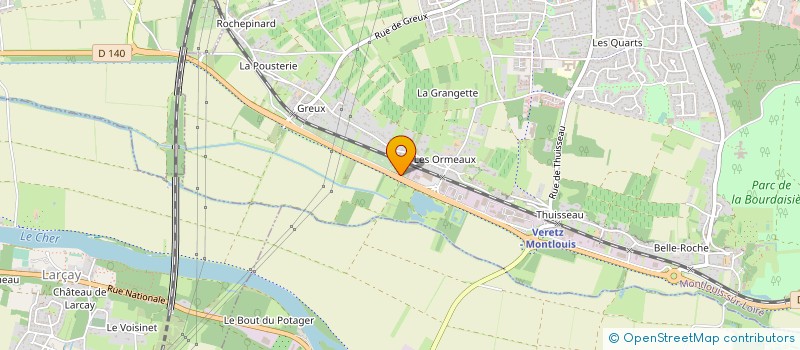 localisation de l'entreprise SCI DE LA CLOSERIE à MONTLOUIS-SUR-LOIRE