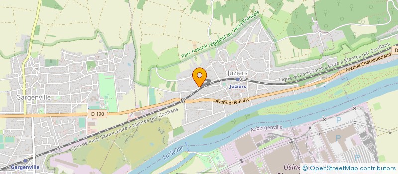 localisation de l'entreprise SCI DE LA CLOSERIE DU MESNIL à JUZIERS