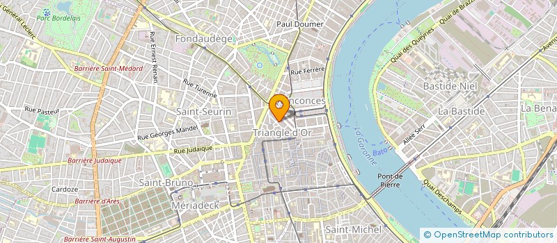 localisation de l'entreprise SCI DE LA CLOSERIE MONTAIGNE  BORDEAUX