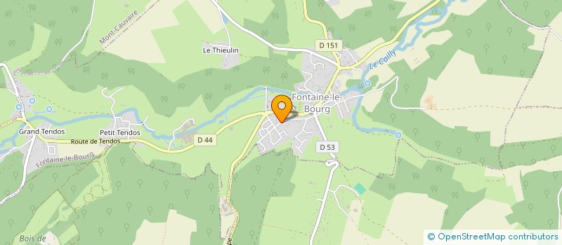 localisation de l'entreprise SCI DE LA COHUE  FONTAINE-LE-BOURG