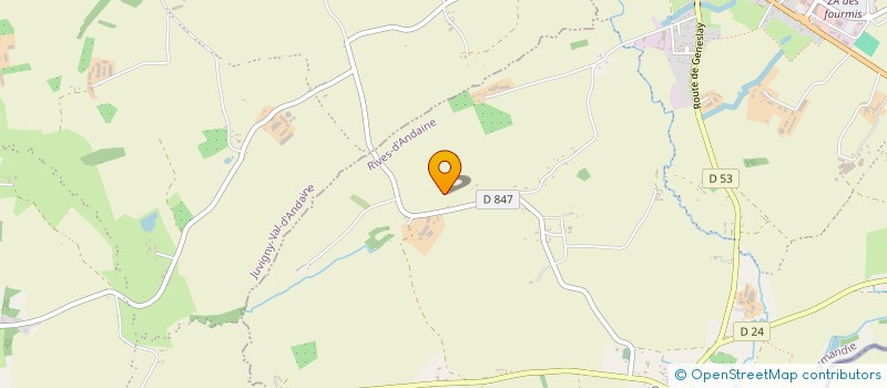 localisation de l'entreprise SCI DE LA COISNONNIERE à JUVIGNY VAL D'ANDAINE