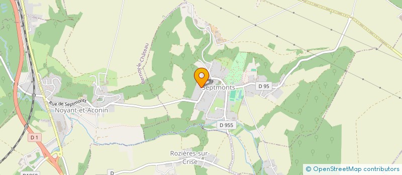 localisation de l'entreprise SCI DE LA COLATRE  SEPTMONTS