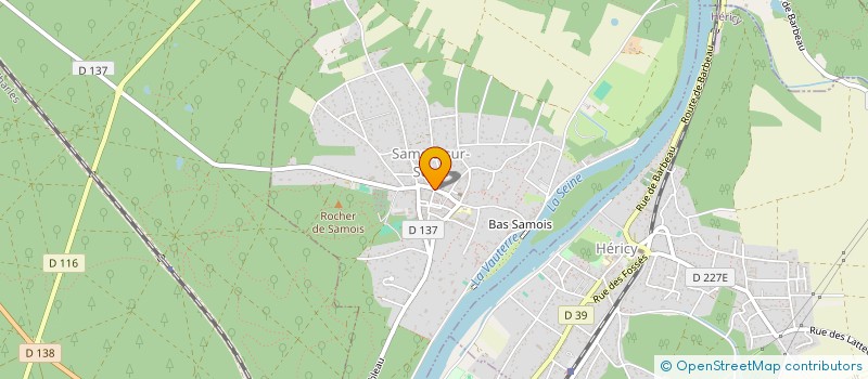 localisation de l'entreprise SCI DE LA COLLEGIALE  SAMOIS-SUR-SEINE