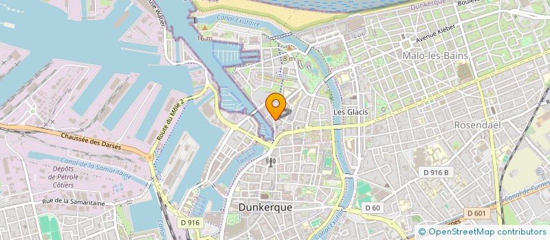 localisation de l'entreprise SCI DE LA COLLINE à DUNKERQUE