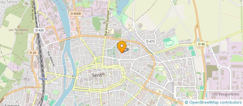 localisation de l'entreprise SCI DE LA COLLINE à SENS