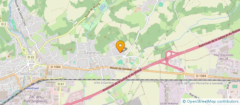 localisation de l'entreprise SCI DE LA COLLINE  VILLOTTE-SAINT-SEINE