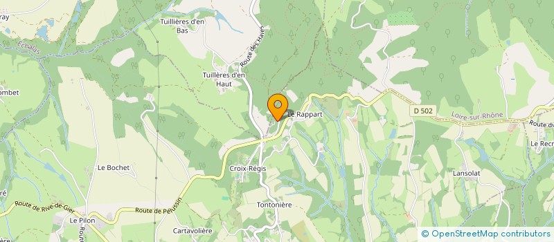 localisation de l'entreprise SCI DE LA COLLINE  TUPIN ET SEMONS