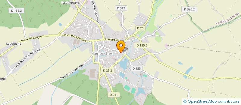 localisation de l'entreprise SCI DE LA COLLINE à SENONCHES