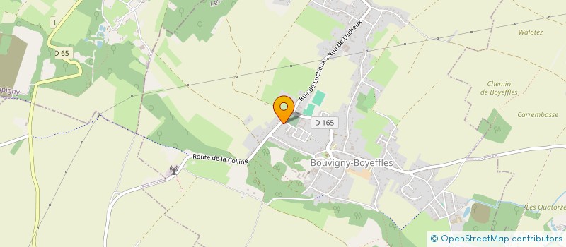 localisation de l'entreprise SCI DE LA COLLINE  BOUVIGNY-BOYEFFLES