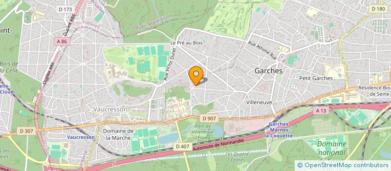 localisation de l'entreprise SCI DE LA COLLINE à GARCHES