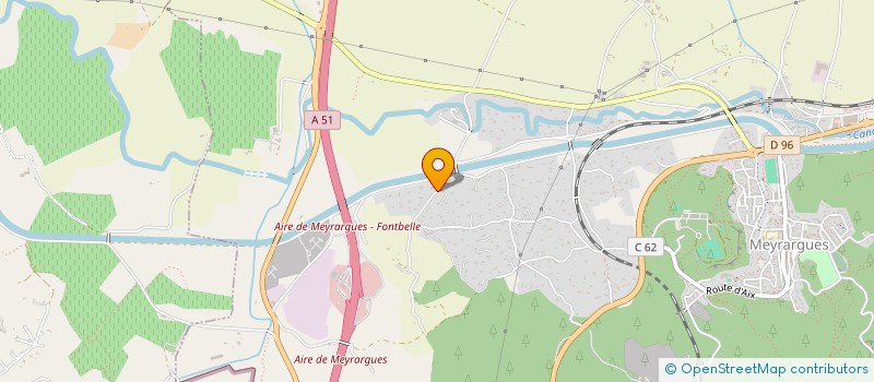 localisation de l'entreprise SCI DE LA COLLINE  MEYRARGUES